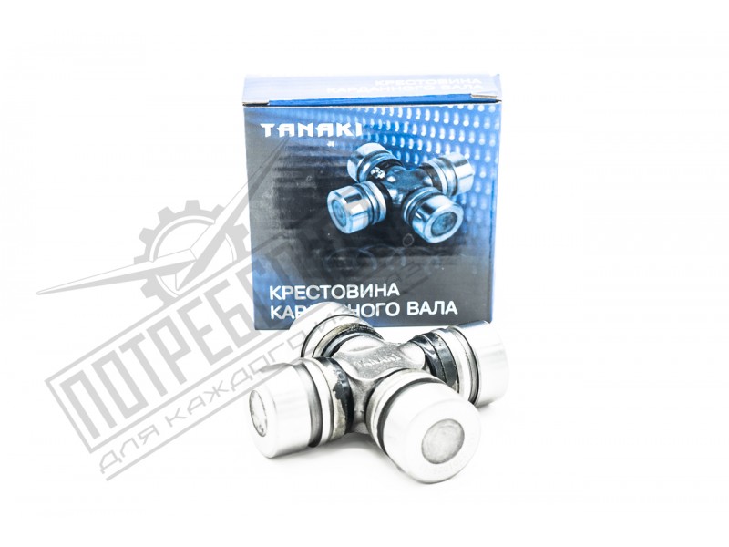 Крестовина карданного вала УАЗ, ГАЗ (D30) с масленкой и стопорами (TANAKI) / 69-2201025 (/TKU-2201025-71)