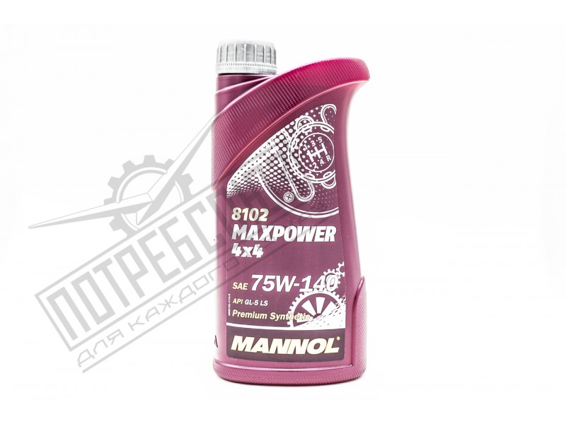 Купить Масло трансмиссионное син. MANNOL 4x4 MAXPOWER 75W140 gl-5 (1л ...
