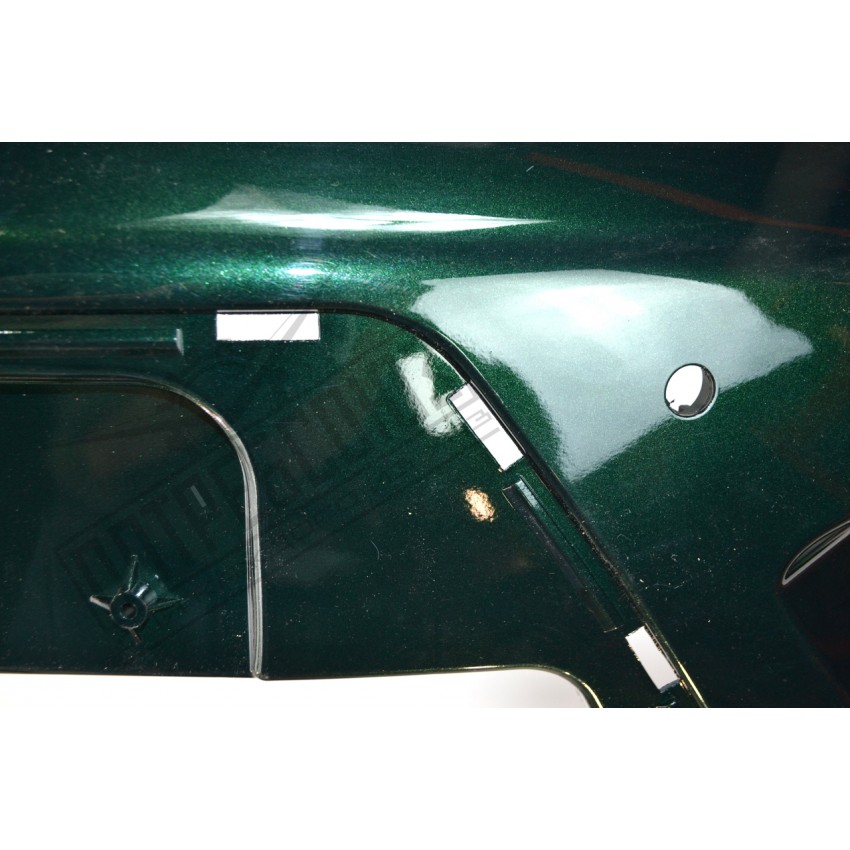 Бампер УАЗ ПАТРИОТ передний РЕСТАЙЛИНГ-2014 (под датчики парковки и ПТФ) цвет АМУЛЕТ /  31638-2803012-02 (темно-зеленый металлик)