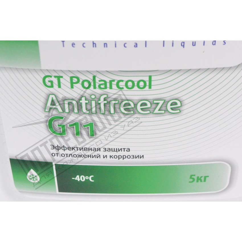 Антифриз GT Polarcool G11 зеленый (5л) / 1950032214014