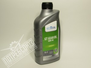 Масло п/с трансмиссионное GT GEAR OIL GL-5 80W-90  (1л) Одобрено ОАО 