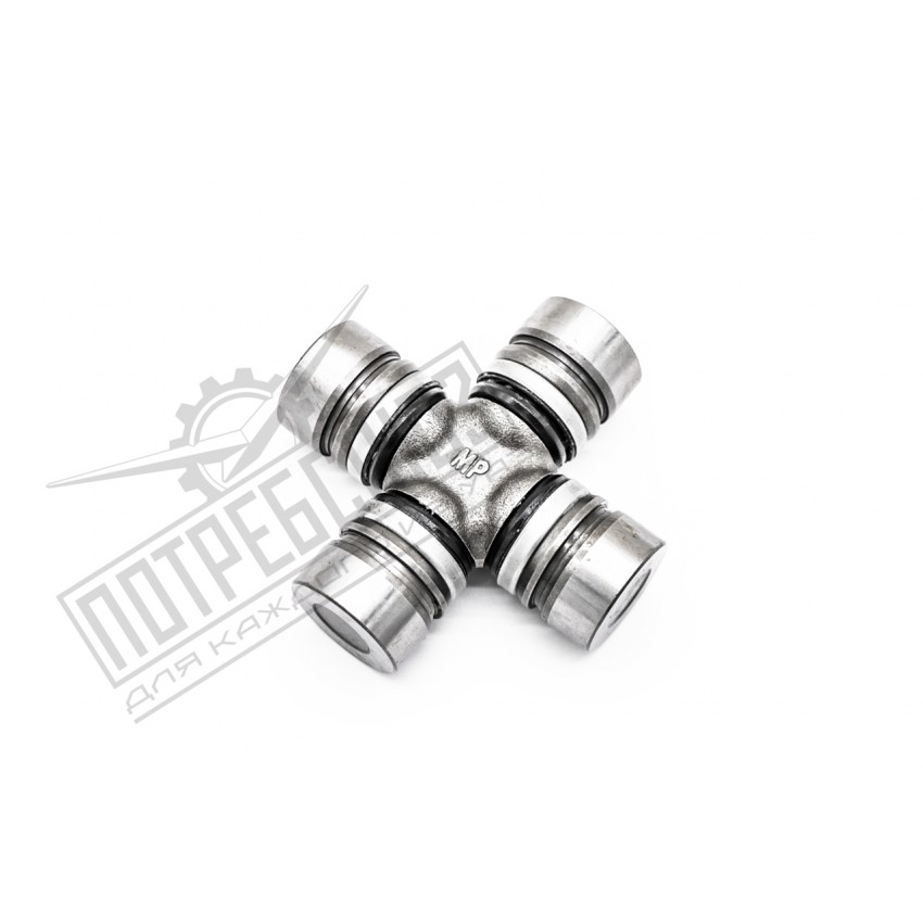Крестовина карданного вала УАЗ, ГАЗ мелкий ролик,с кольцами, С МАСЛЁНКОЙ (MetalPart) / 469-2201025