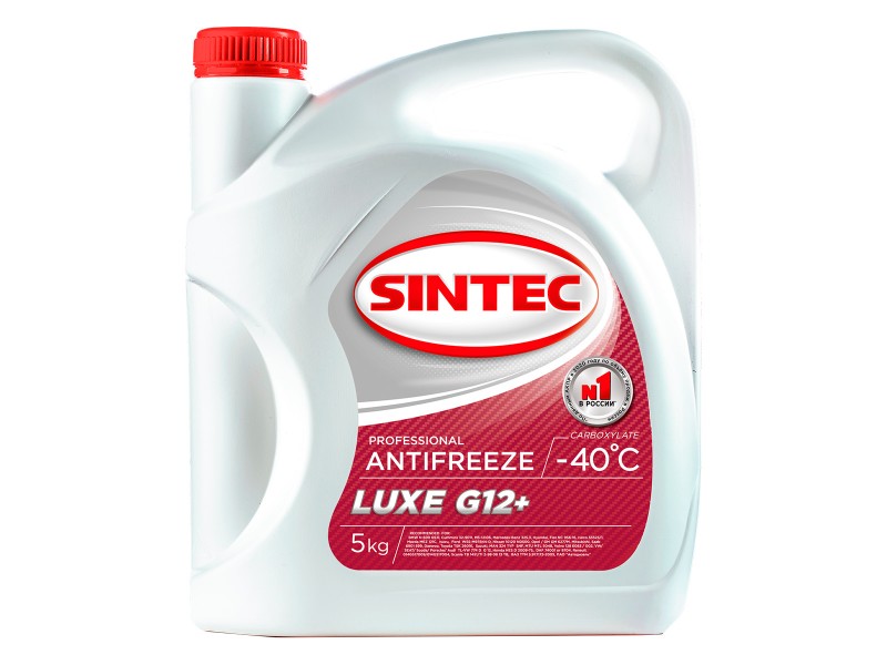Антифриз SINTEC G12 Lux (красный) 5 кг. / 614500