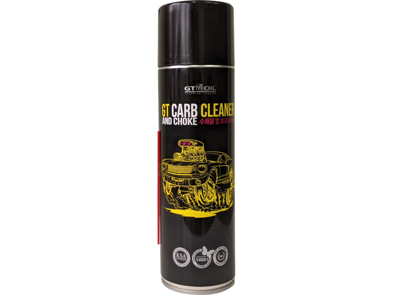 Очиститель карбюратора и дроссельной заслонки GT Carb and Choke Cleaner, аэрозоль, 650мл / 8809059410158