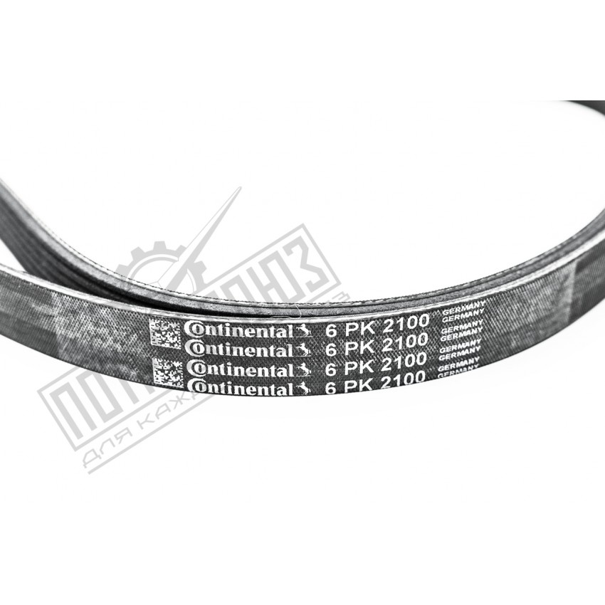 Ремень 6PK2100 привода агрегатов УАЗ ПАТРИОТ (с кондиционером) (Contitech) / 6PK2100