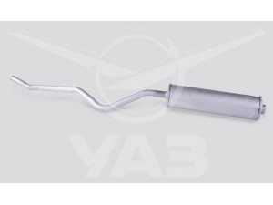 Глушитель УАЗ 469 (С/О) без резонатора (БАКСАН) / 3151-1200012-06