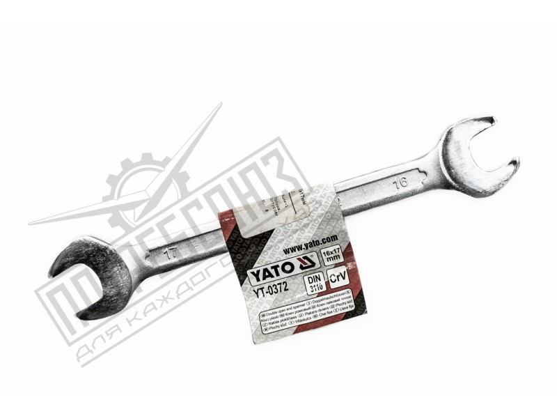 YATO Ключ рожковый 16х17мм DIN 3110 / YT-0372