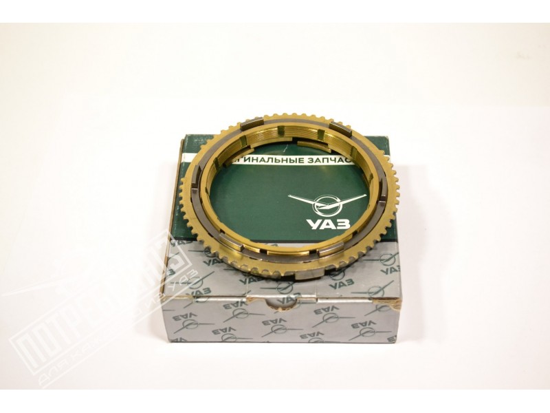 Синхронизатор КПП УАЗ 5-ст (1-2 перед.) КПП-DYMOS (43360Т003609) трехконусный (заказ 5 дней)