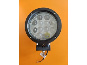 Фара светодиодная дальнего света 60W (5W*12), круг. 18 см, IP67 UPS (черный) / 842060-черный обод