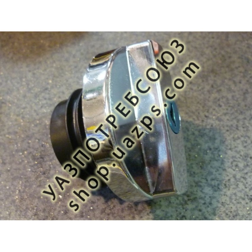 Крышка бензобака УАЗ ХАНТЕР, ПАТРИОТ с ключом ХРОМ (MetalPart) / 3163-1103010-01