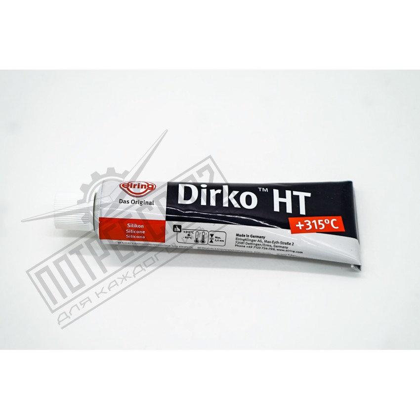 Герметик термостойкий черный ELRING Dirko HT 70мл / 006.553