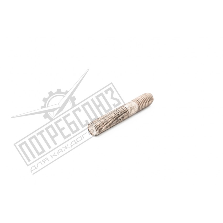 Шпилька коллектора УАЗ УМЗ короткая М10*1*30 (омедненная) (Красная Этна) / 420.1008202