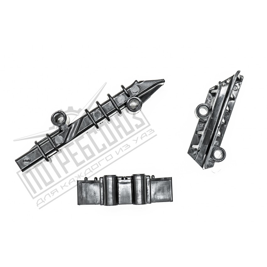 Ремкомплект ГРМ ЗМЗ 40904 УАЗ, 40524, 40525 ГАЗ Евро 3 (ПОЛНЫЙ: цепи 72/92 DITTON, звёздочки) (ПРОГРЕСС) / 406.3906625-10 