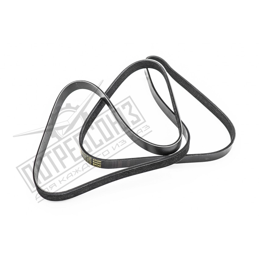 Ремень 6PK2100 привода агрегатов УАЗ ПАТРИОТ (с кондиционером) EPDM серия PRO (Metalpart) / 6РК2100 PRO EPDM
