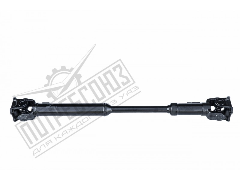 Вал карданный ПЕРЕДНИЙ УАЗ 452 Евро 4, мост ГИБРИД, 5-ст. КПП (L: 815/760) (MetalPart) / 220695-2203010-10