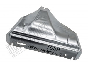 Экран выпускного коллектора ЗМЗ 40904 УАЗ, 40524, 40522, 406 (с 11.2008) ГАЗ Евро 3 (ЗМЗ) / 4062.1008099-20