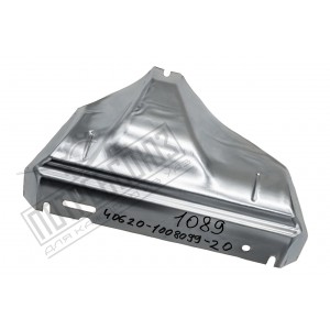 Экран выпускного коллектора ЗМЗ 40904 УАЗ, 40524, 40522, 406 (с 11.2008) ГАЗ Евро 3 (ЗМЗ) / 4062.1008099-20