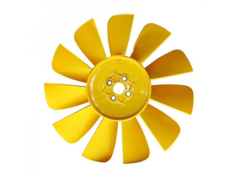 Вентилятор УАЗ (крыльчатка пласт., 11 лопастн.) желтая, черная, красная RIGINAL / 3151-1308010-013