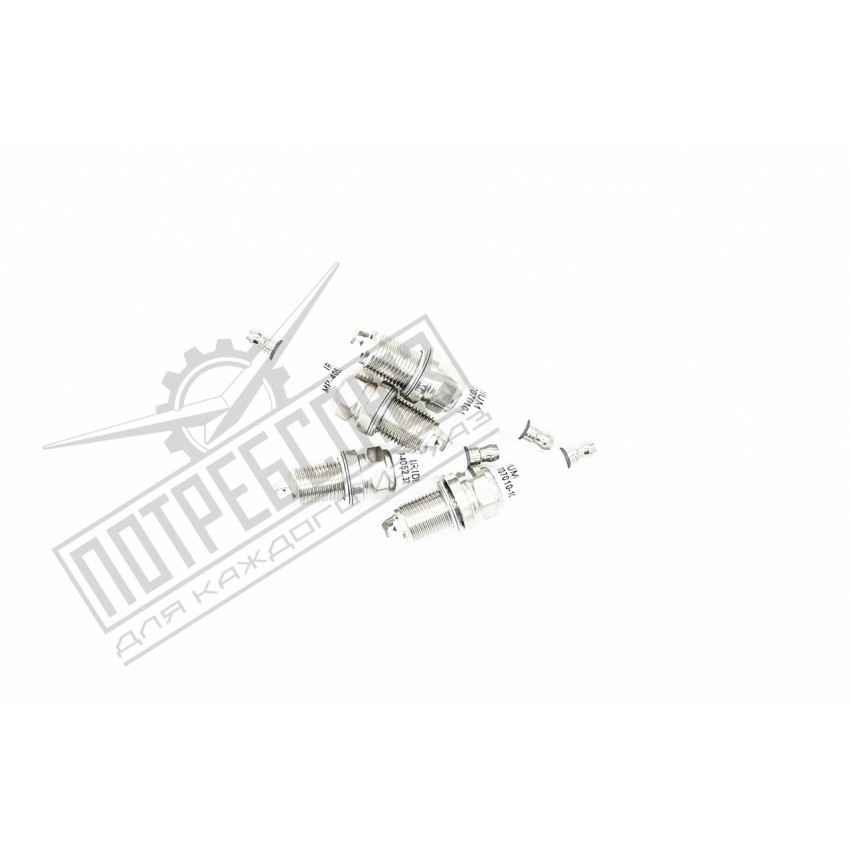 Свечи зажигания IRIDIUM УАЗ ЗМЗ 40904, 40905, 40906, ПРО (Евро 3, Евро 4, Евро 5) (4 шт.) ключ 16 (MetalPart) / 4052.3707010-10 PRO