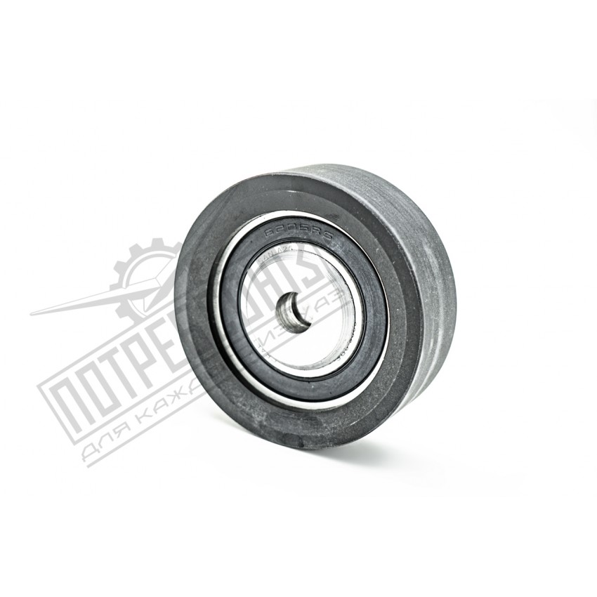 Ролик натяжной ЗМЗ 409, 406; обводной ЗМЗ 40904, 40905,40906 (пподшипник 180206) УСИЛЕННЫЙ (АА) / 406.1308080-04 СУПЕР УСИЛЕННЫЙ