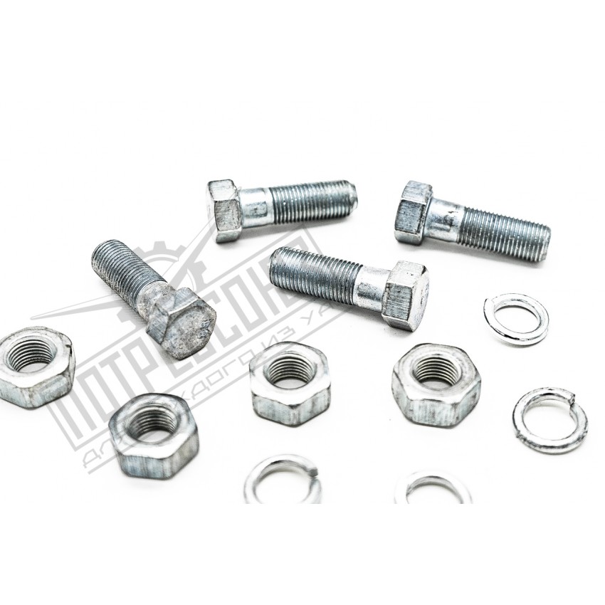 Болт карданный УАЗ, ГАЗ М10х1, с гровером (4 шт) (АДС) / 31512-2401029 (№102)