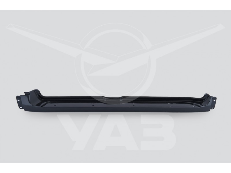 Защита порогов (подножка) УАЗ 452 с алюминиевой накладкой