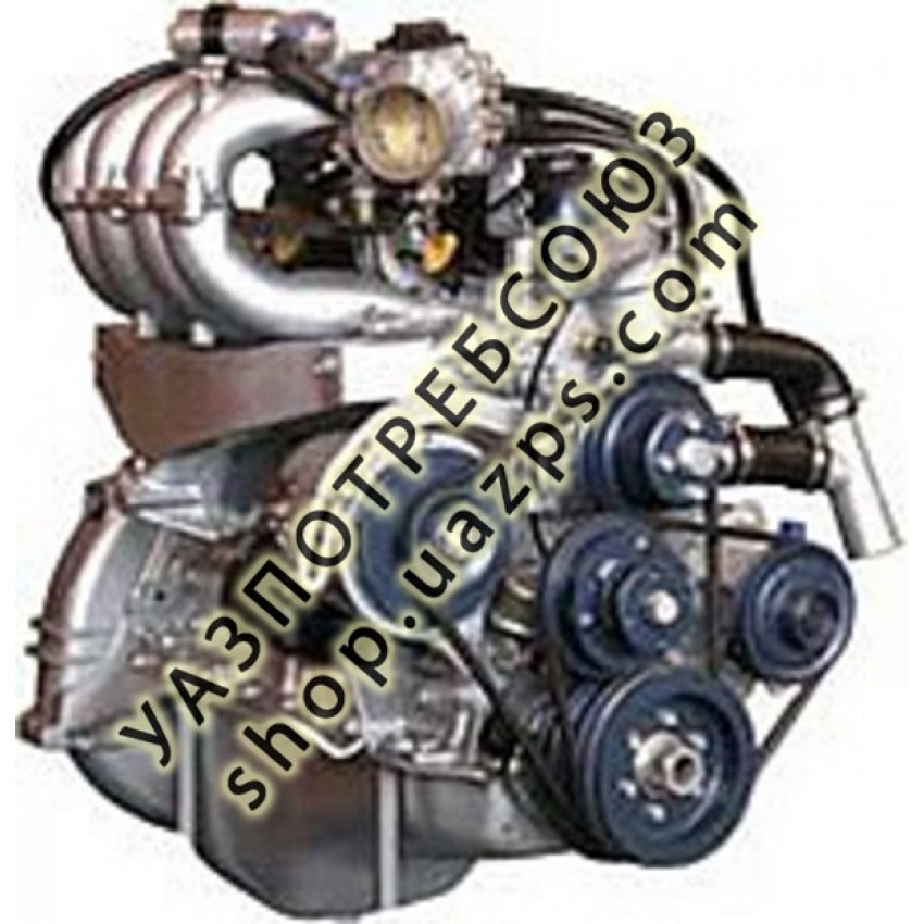 Двигатель в сб. 4218 АИ-92 УАЗ (98 л.с.) ЛЕПЕСТКОВАЯ корзина (УМЗ) / 4218.1000402-30