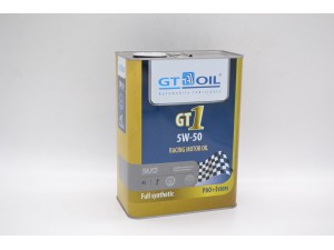 Масло моторное синтетическое для бензиновых моторов GT1 SYNT 5W50 (4л) / GT 5W50(4л)