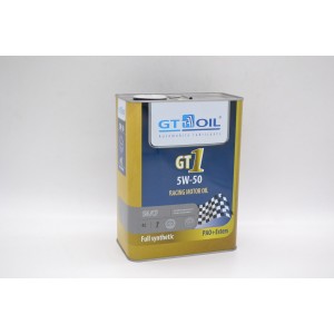 Масло моторное синтетическое для бензиновых моторов GT1 SYNT 5W50 (4л) / GT 5W50(4л)