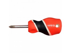 YATO Отвертка крестовая 2х38мм (пластиковый холдер) / YT-25928