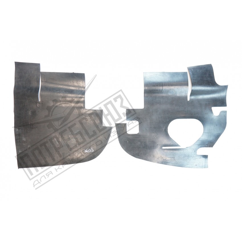 Коврики резиновые УАЗ 452 (предние комплект 2шт) (УАЗ) / 452Д-5109014/15