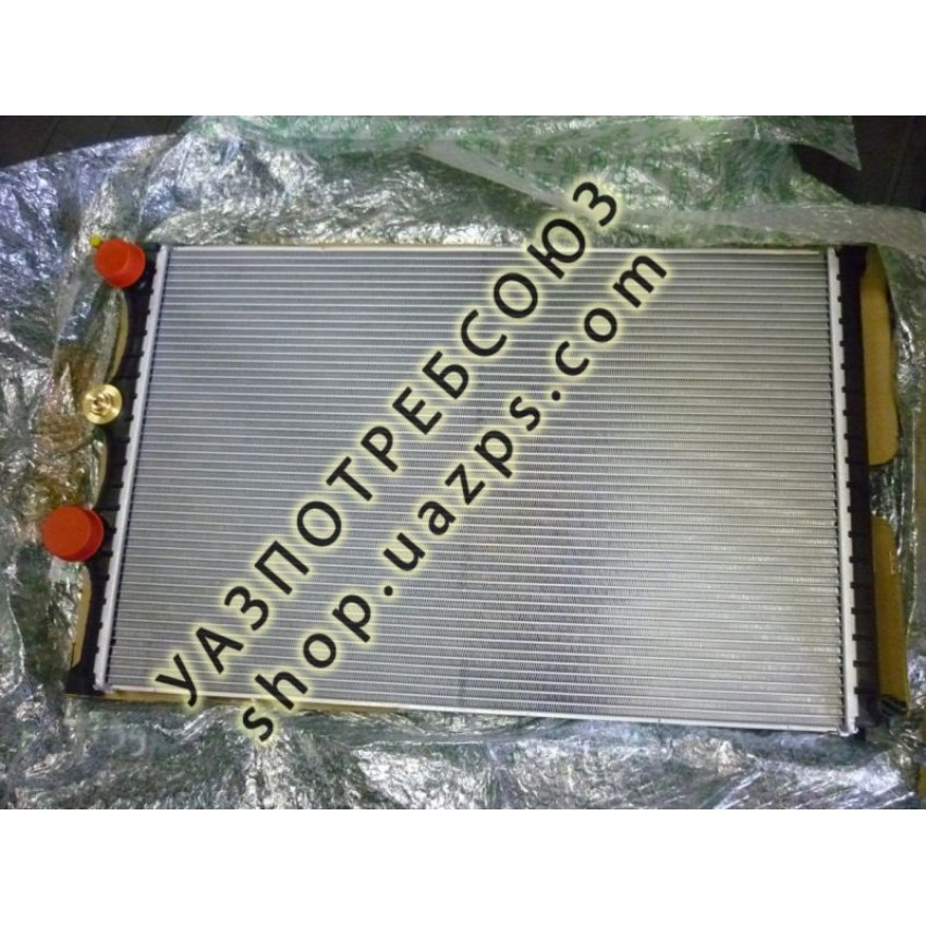 Радиатор охлаждения УАЗ PATRIOT 08-15 (с кондиционером) алюминий DELPHI (Польша) / 3163-1301010-30 DELPHI