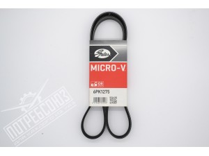 Ремень 6PK1275 привода агрегатов УАЗ ЗМЗ 40904 БЕЗ кондиционера (Gates) / 8653-10271
