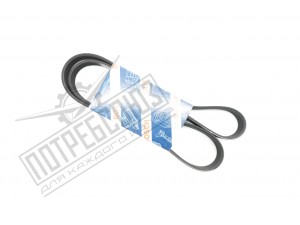 Ремень 6PK1275 привода агрегатов УАЗ ЗМЗ 40904 БЕЗ кондиционера (BOSCH) / 1 987 948 481