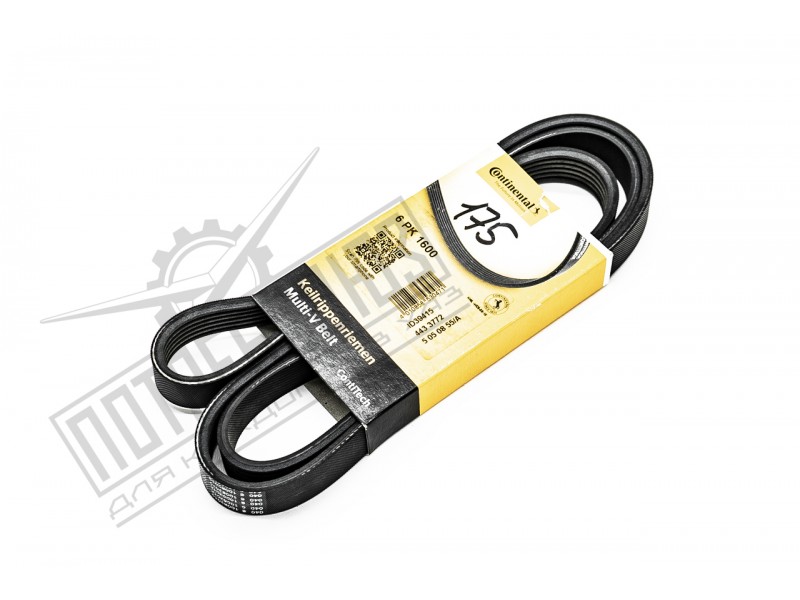 Ремень 6PK1600 привода ТНВД УАЗ ПАТРИОТ ЗМЗ 51432 (CONTITECH) / 6PK1600