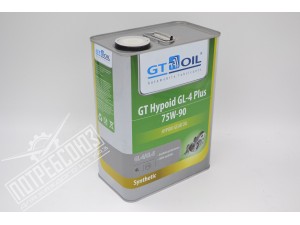 Масло трансмиссионное GT Hypoid Synt GL-4/5 Plus 75W90 (4л) (синтетика)  / 75w90 (8809059407998)