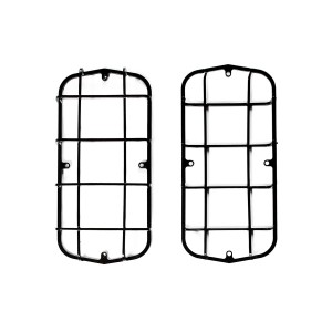 Защитные решетки (защита) задних фонарей УАЗ 469, 452, ХАНТЕР (2шт к-кт) черные (redBTR) / 100101